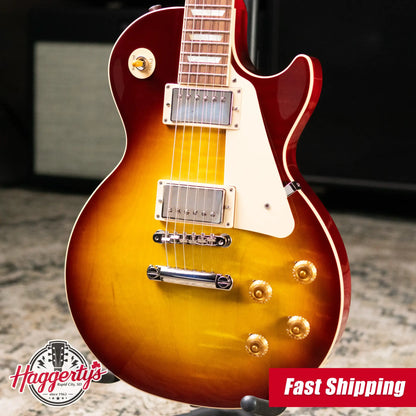 Gibson Les Paul Standard 50s Figured Electric Guitar - Iced Tea with Hardshell Case