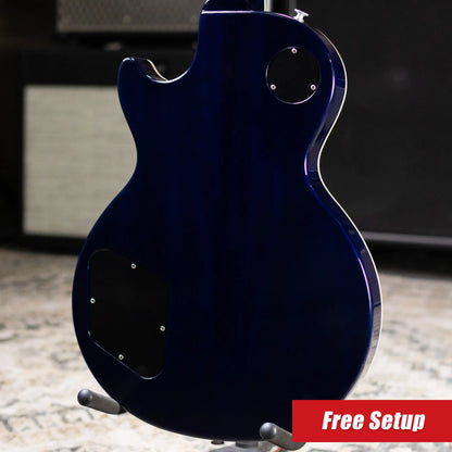Gibson Les Paul Standard 50s Figured Top Electric Guitar - Blueberry Burst with Hardshell Case