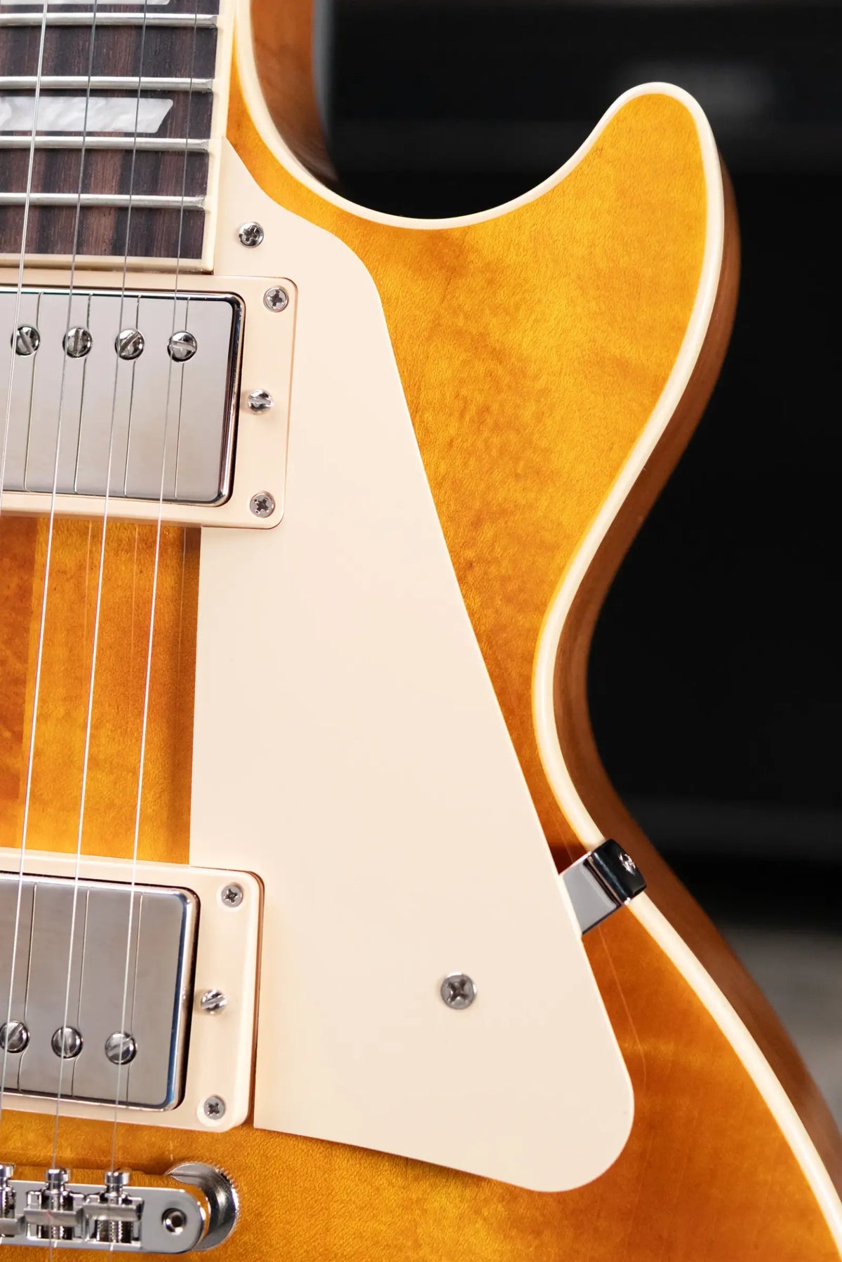 Gibson Les Paul Standard 50s Figured Top Electric Guitar - Honey Amber with Hardshell Case
