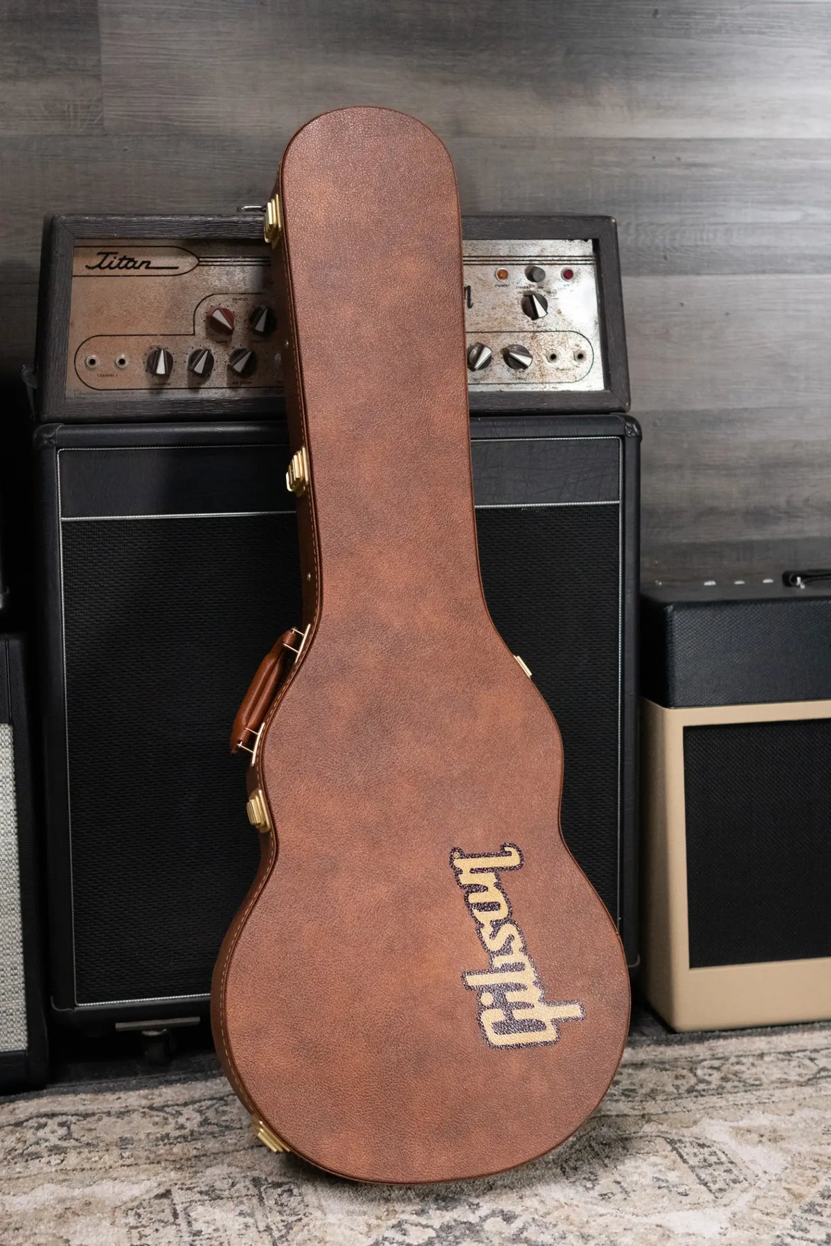Gibson Les Paul Standard 50s Figured Top Electric Guitar - Honey Amber with Hardshell Case