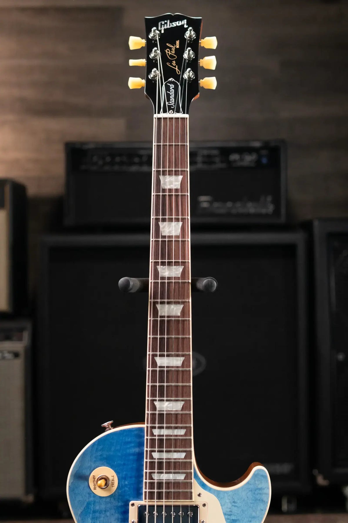 Gibson Les Paul Standard '50s Figured Top Electric Guitar - Ocean Blue with Hardshell Case