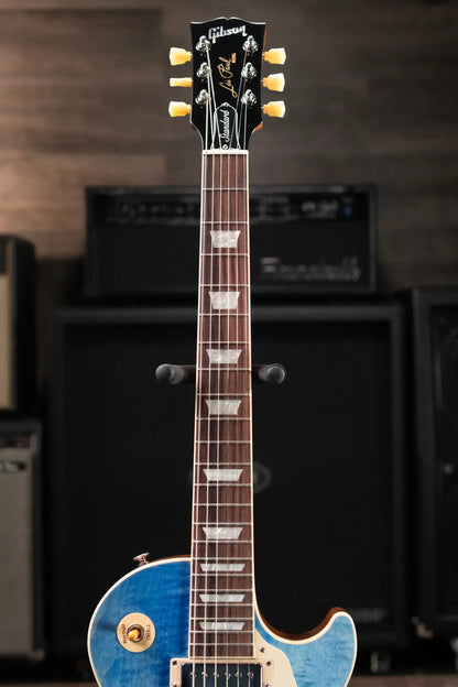 Gibson Les Paul Standard '50s Figured Top Electric Guitar - Ocean Blue with Hardshell Case