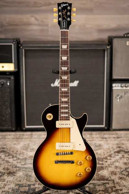 Gibson Les Paul Standard 50s P-90 Electric Guitar - Tobacco Burst with Hardshell Case