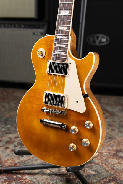 Gibson Les Paul Standard '60s Figured Top Electric Guitar - Honey Amber with Hardshell Case