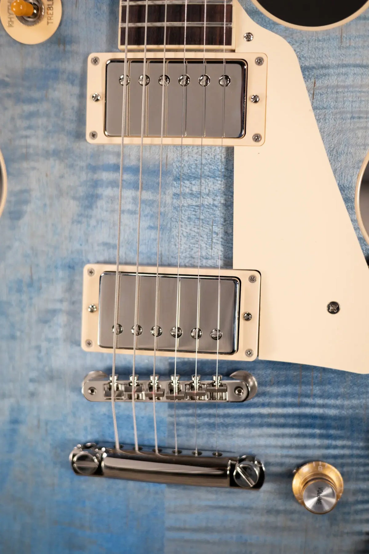 Gibson Les Paul Standard '60s Figured Top Electric Guitar - Ocean Blue with Hardshell Case
