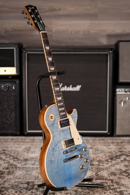 Gibson Les Paul Standard '60s Figured Top Electric Guitar - Ocean Blue with Hardshell Case