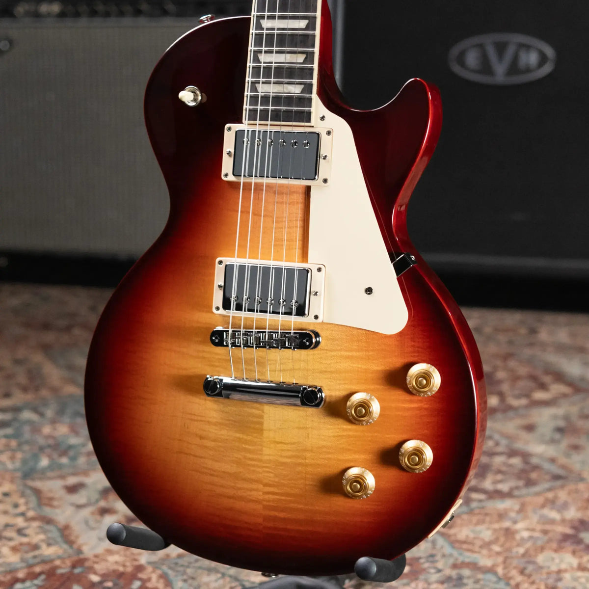 Gibson Les Paul Studio Session Electric Guitar - Bourbon Burst with Softshell Gig Bag