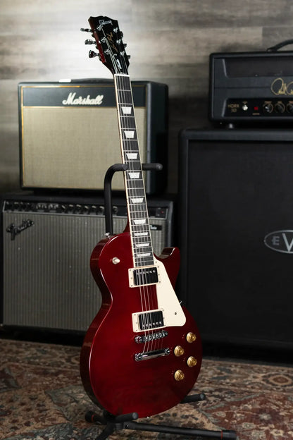 Gibson Les Paul Studio Session Electric Guitar - Cherry with Softshell Gig Bag