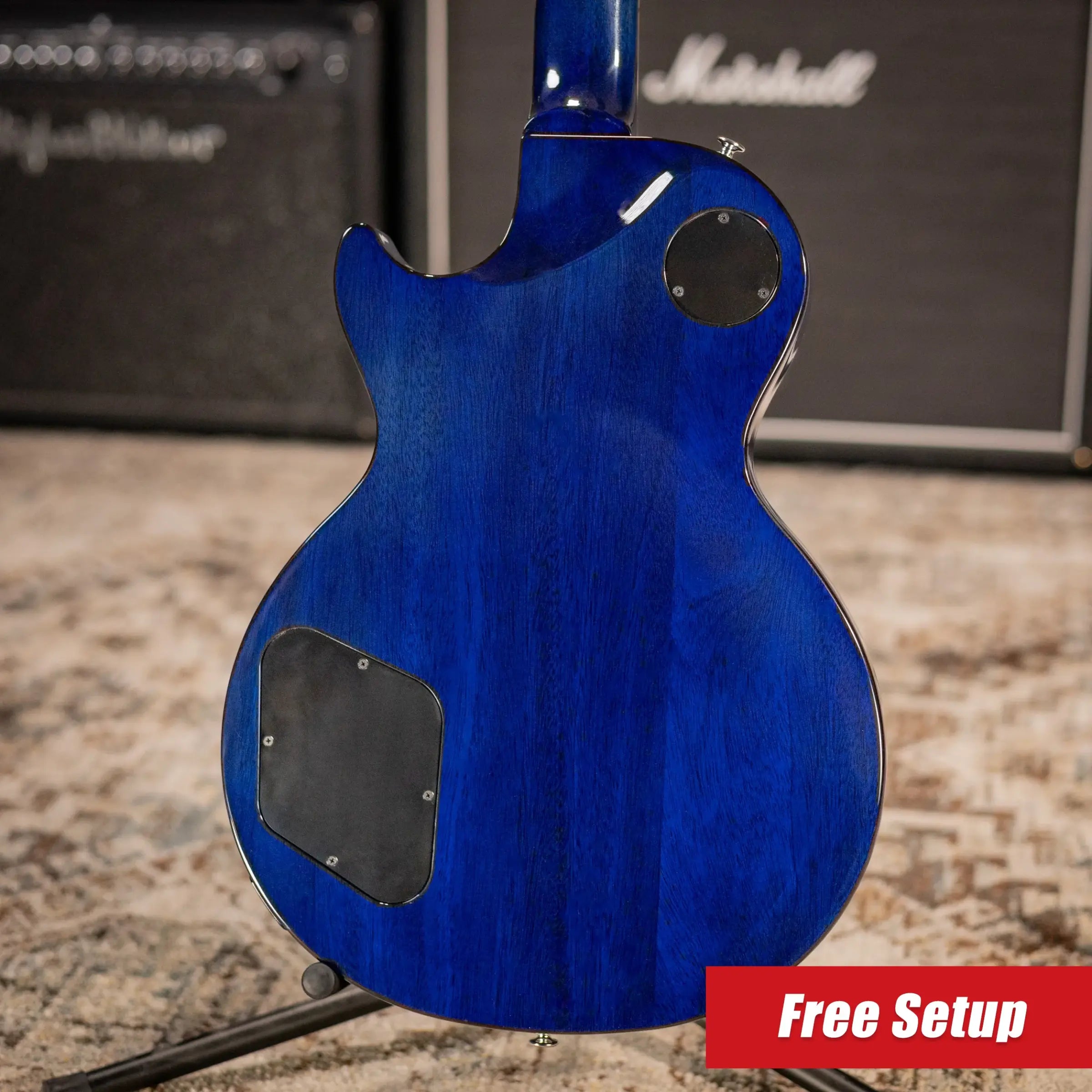 Gibson Les Paul Studio Session Electric Guitar - Cobalt Burst with Deluxe Gig Bag