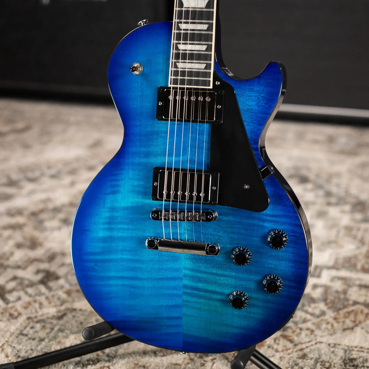 Gibson Les Paul Studio Session Electric Guitar - Cobalt Burst with Gig Bag
