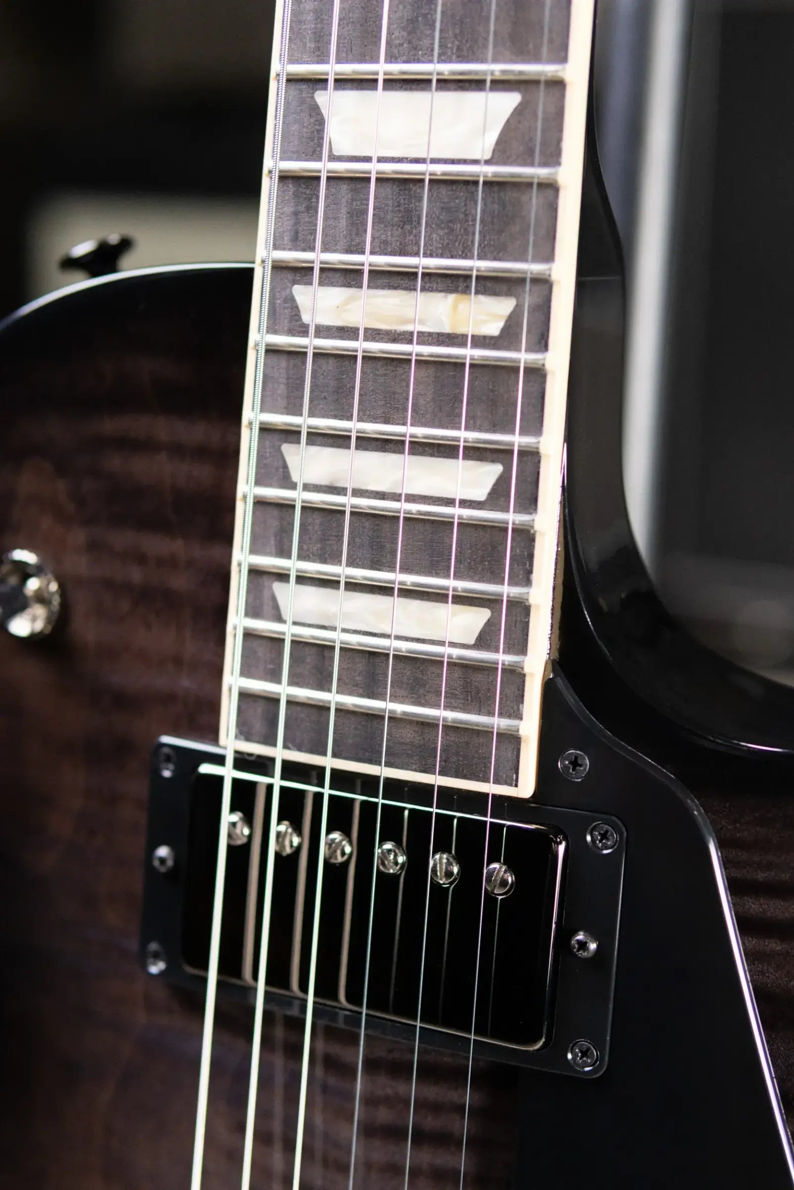 Gibson Les Paul Studio Session Electric Guitar - Translucent Ebony Burst with Gig Bag