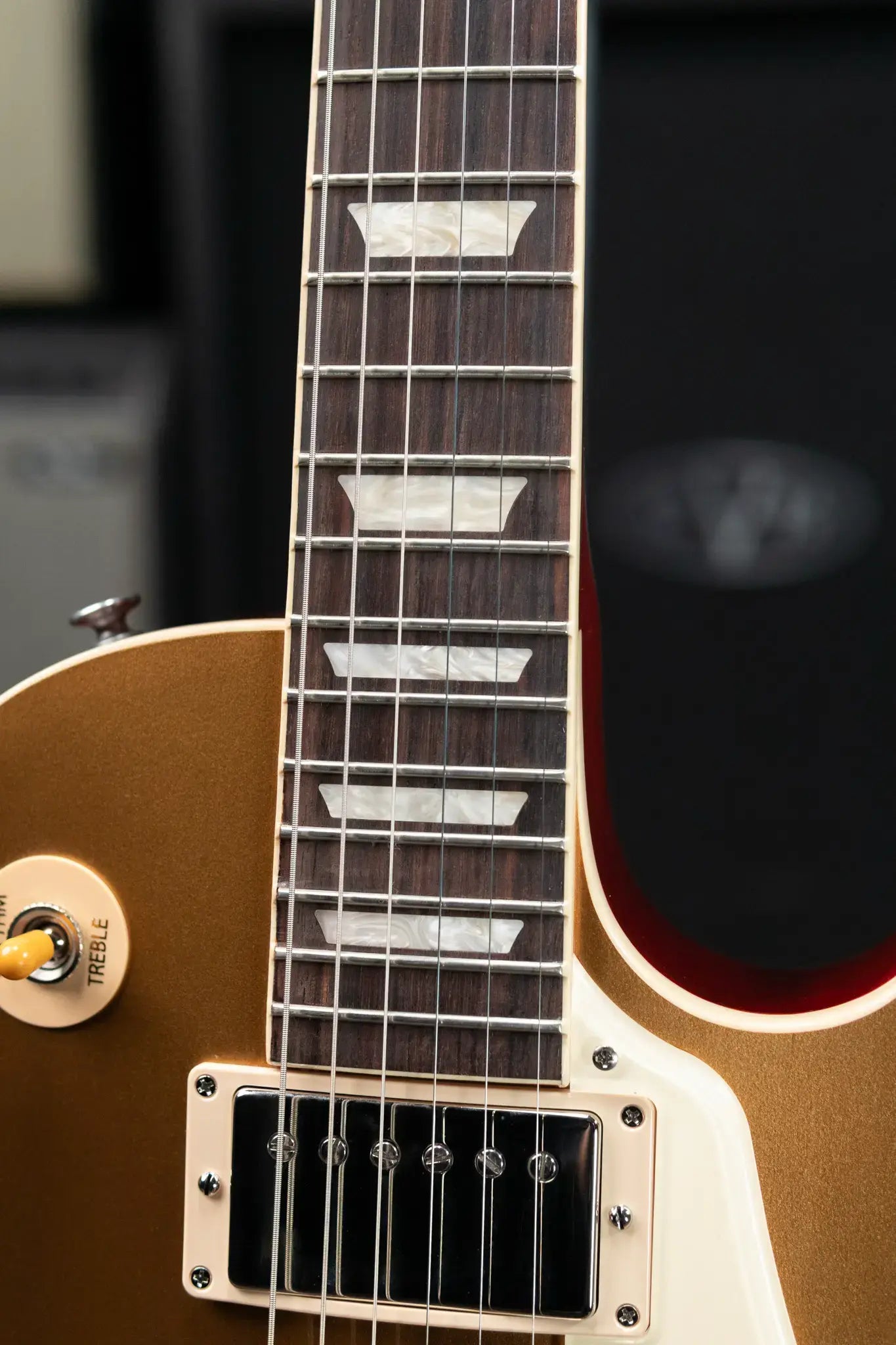 Gibson Mary Ford Signature Les Paul Standard Electric Guitar - Gold Top/Cherry Back with Hardshell Case