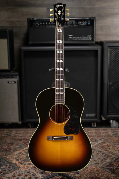 Gibson Nathaniel Rateliff Signature LG-2 Western Acoustic/Electric Guitar - Vintage Sunburst with Hardshell Case