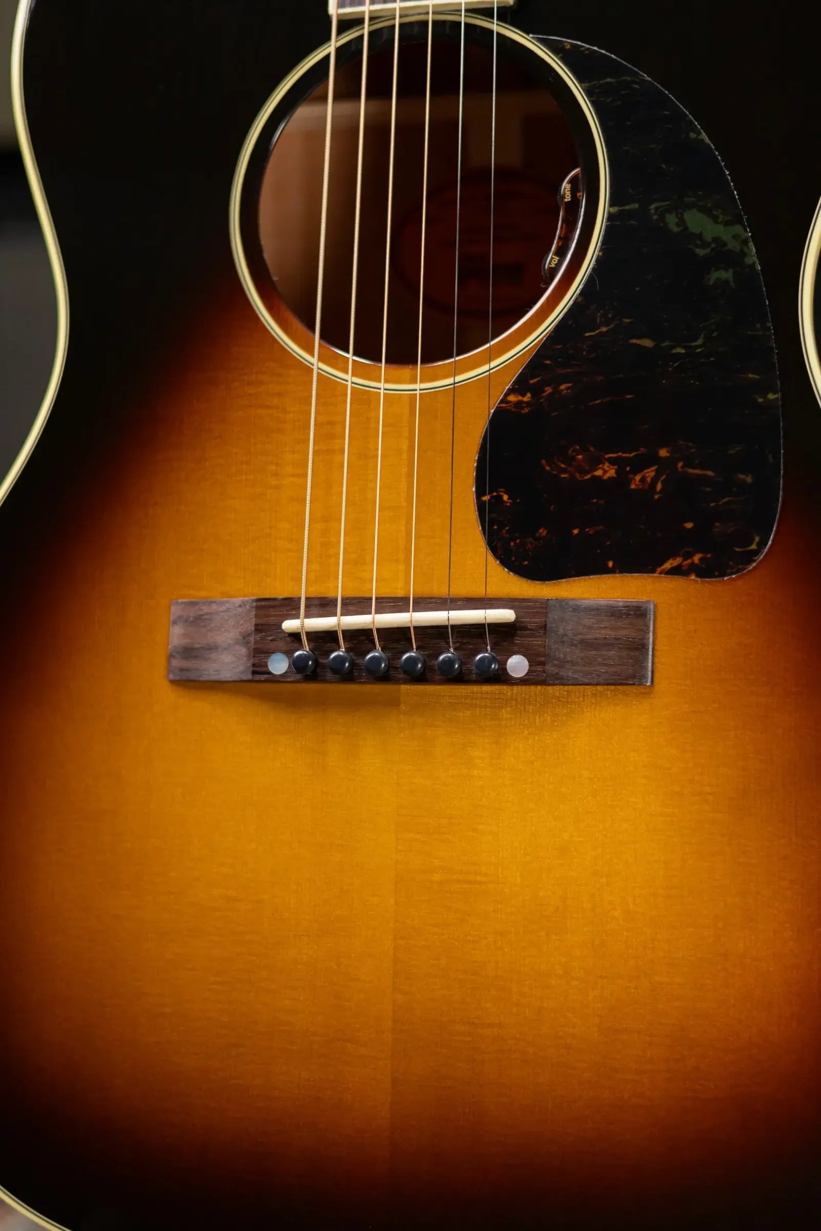 Gibson Nathaniel Rateliff Signature LG-2 Western Acoustic/Electric Guitar - Vintage Sunburst with Hardshell Case