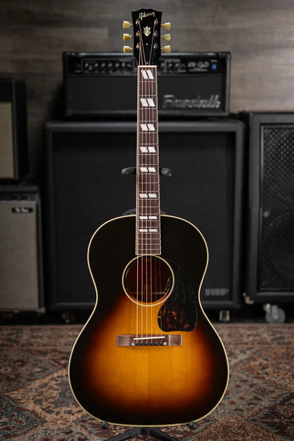 Gibson Nathaniel Rateliff Signature LG-2 Western Acoustic/Electric Guitar - Vintage Sunburst with Hardshell Case