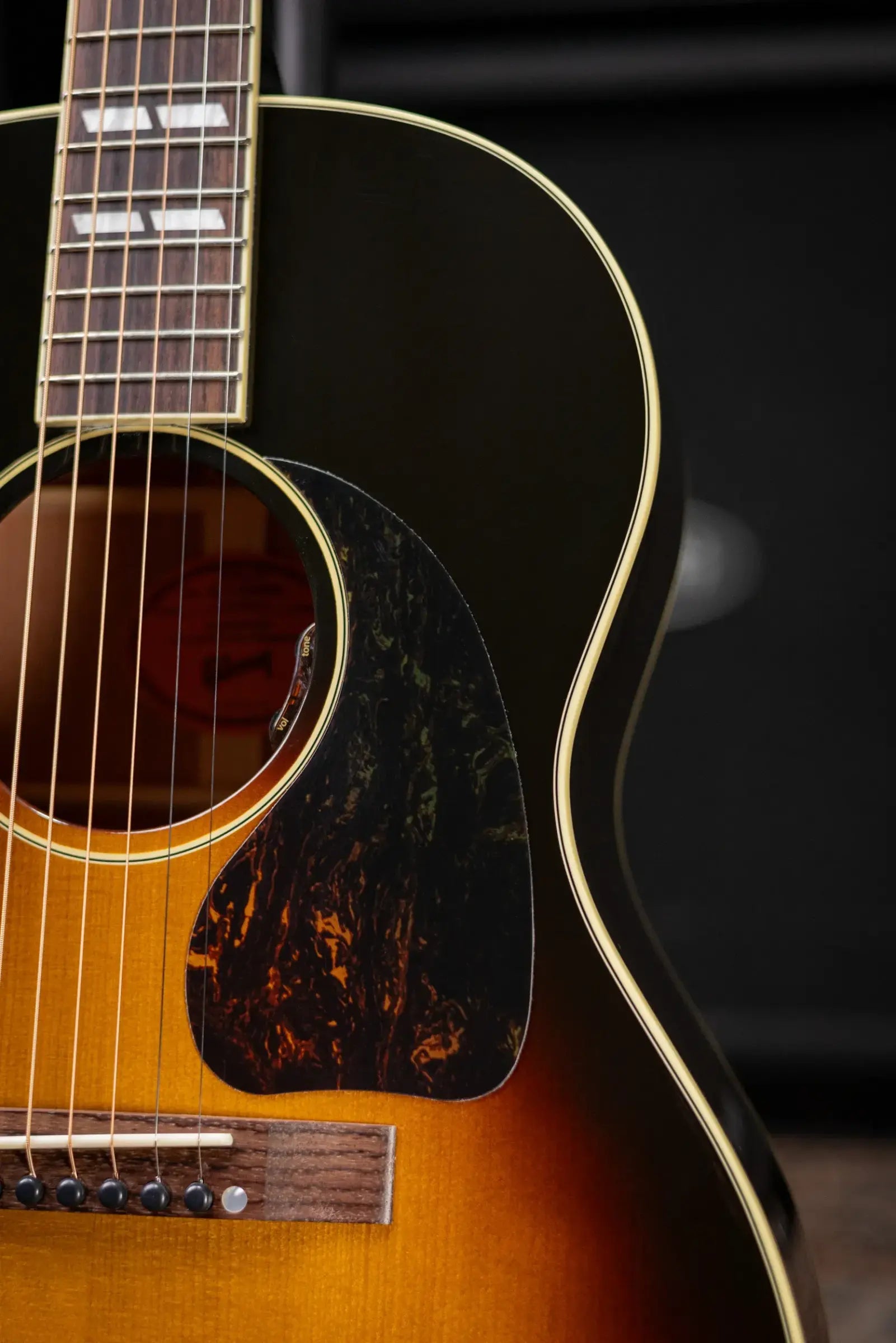 Gibson Nathaniel Rateliff Signature LG-2 Western Acoustic/Electric Guitar - Vintage Sunburst with Hardshell Case