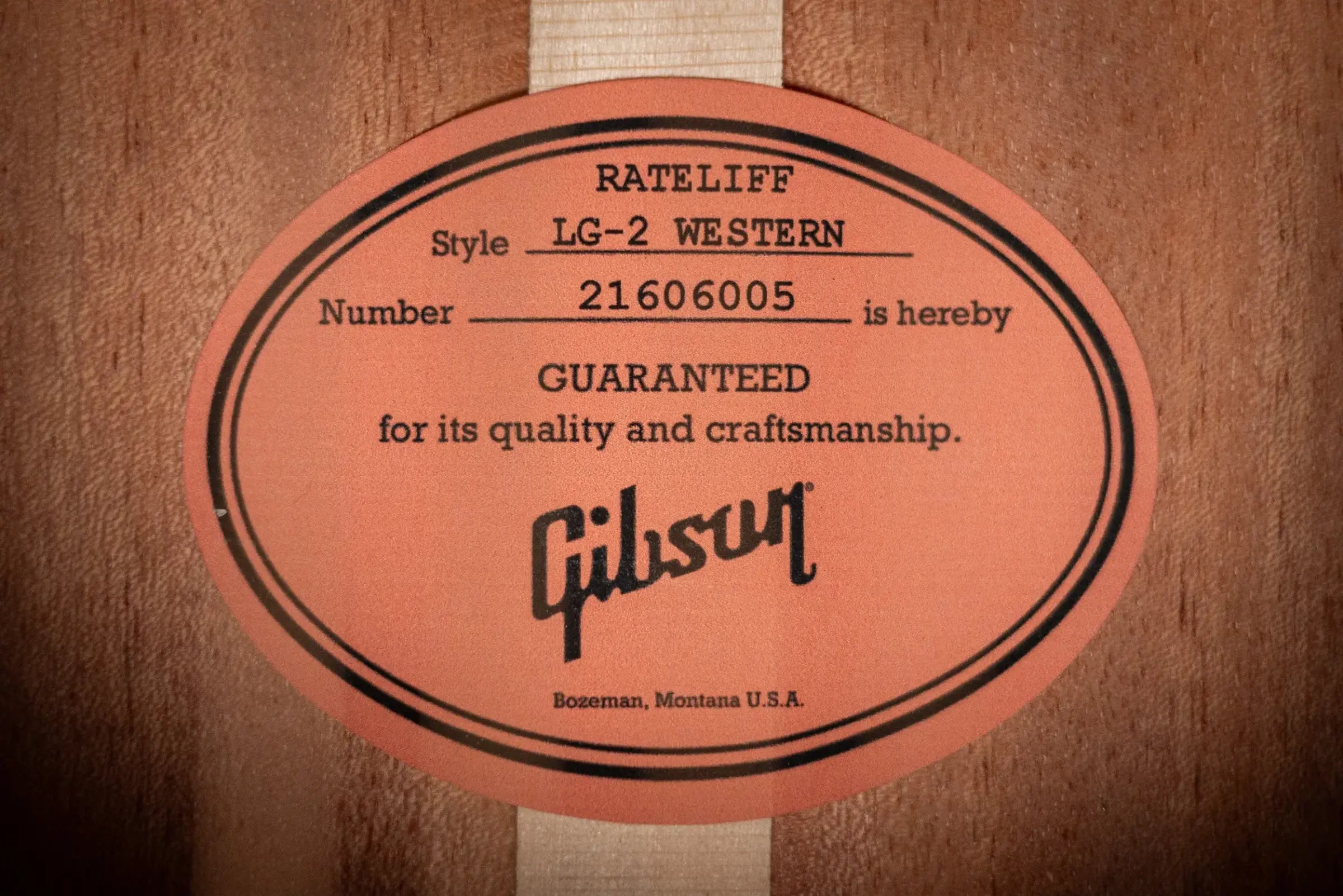 Gibson Nathaniel Rateliff Signature LG-2 Western Acoustic/Electric Guitar - Vintage Sunburst with Hardshell Case