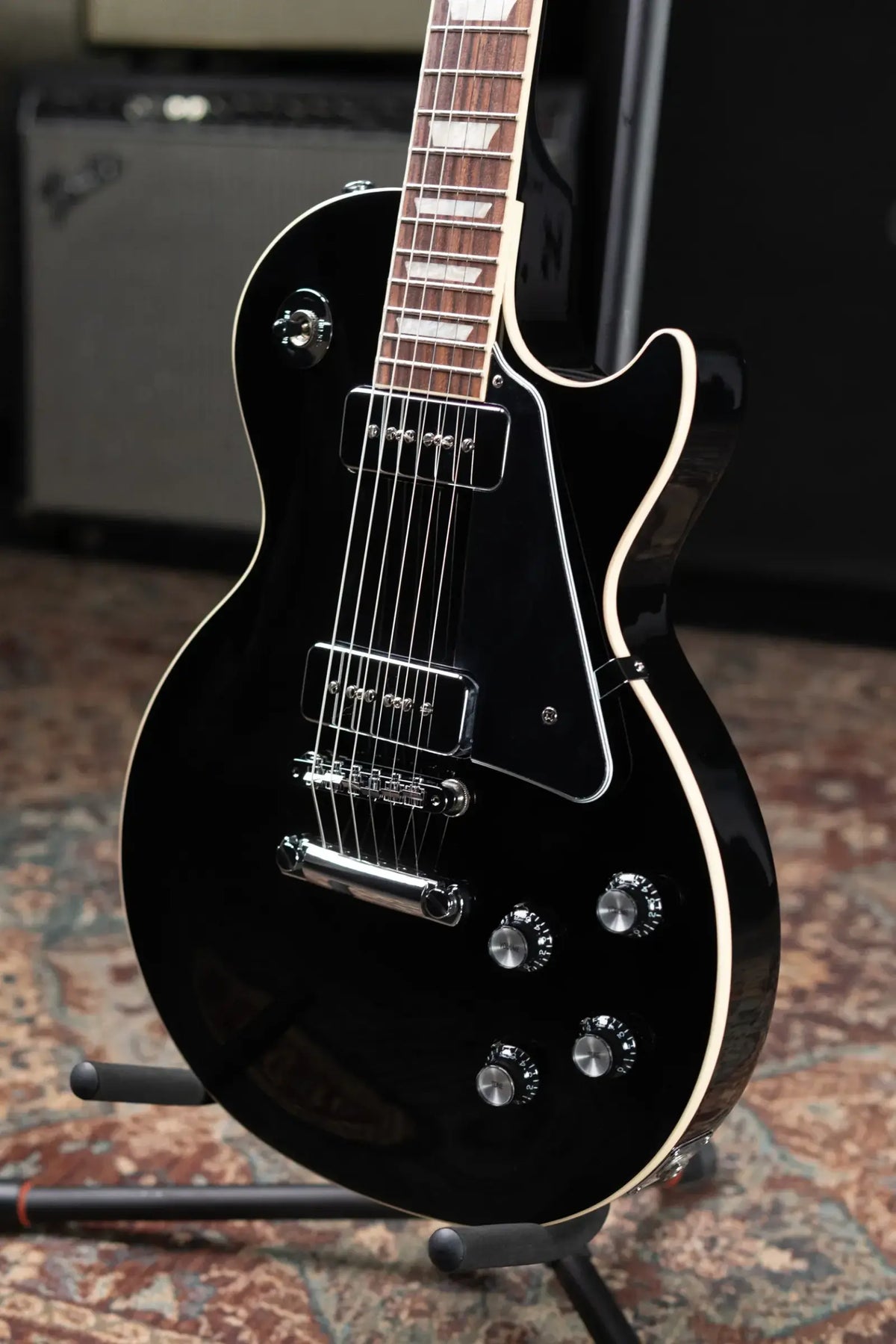 Gibson Noel Gallagher Signature Les Paul Standard Electric Guitar - Ebony with Hardshell Case