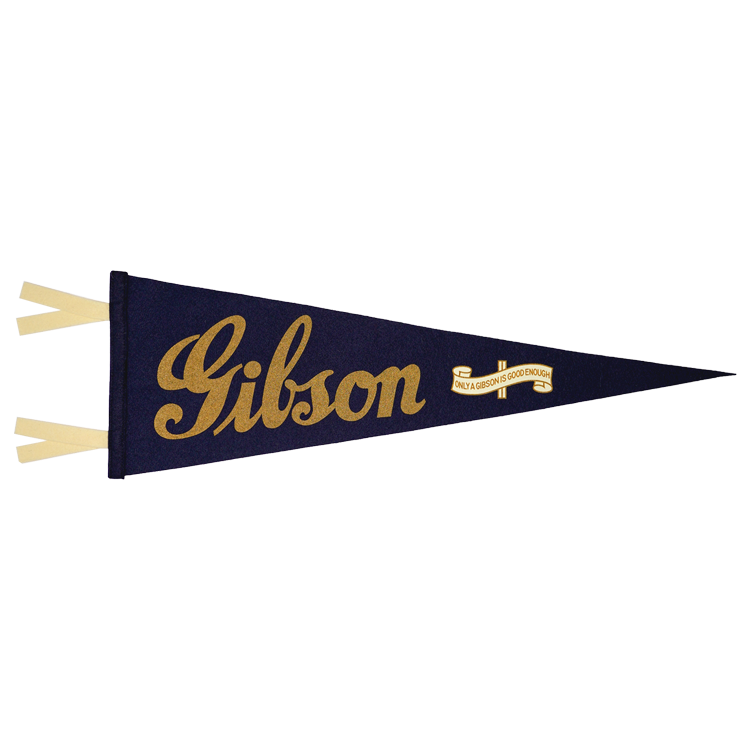Gibson Only A Gibson Is Good Enough Oxford Pennant