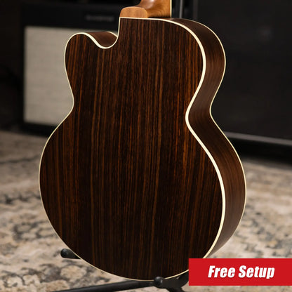 Gibson Parlor Rosewood EC Acoustic/Electric Guitar - Rosewood Burst with Hardshell Case