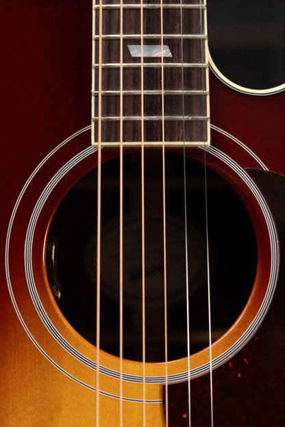 Gibson Parlor Rosewood EC Acoustic/Electric Guitar - Rosewood Burst with Hardshell Case