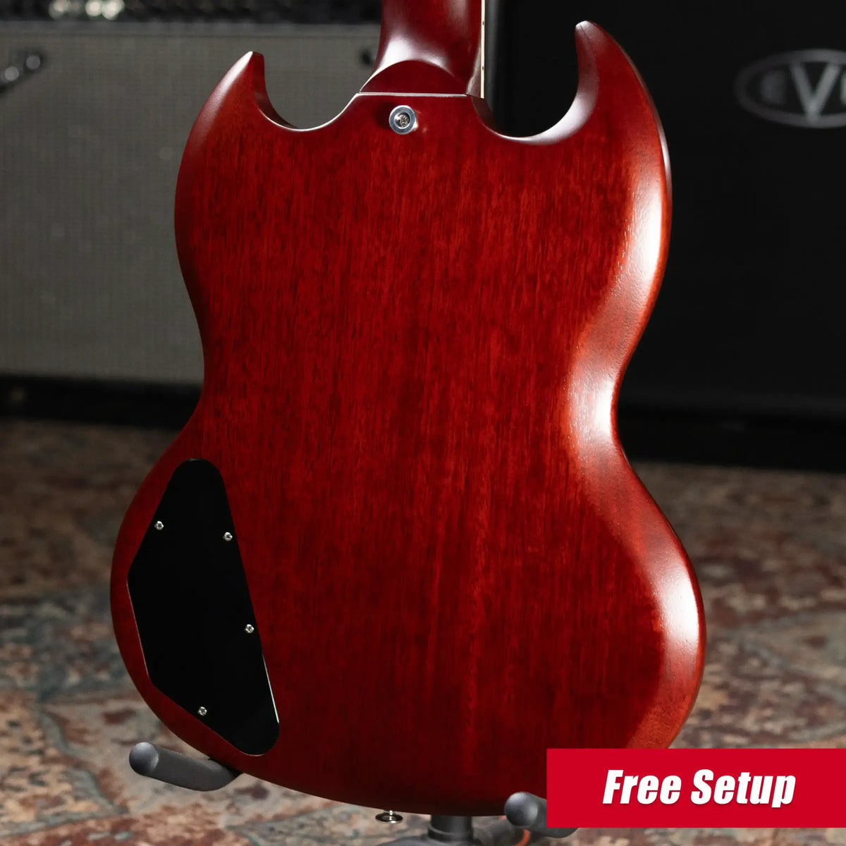 Gibson SG Standard '61 Faded Electric Guitar - Faded Vintage Cherry with Hardshell Case