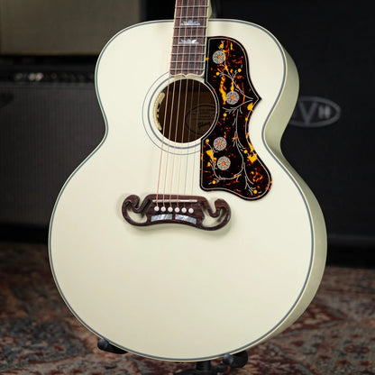 Gibson SJ-200 Standard Acoustic/Electric Guitar - Classic White with Hardshell Case