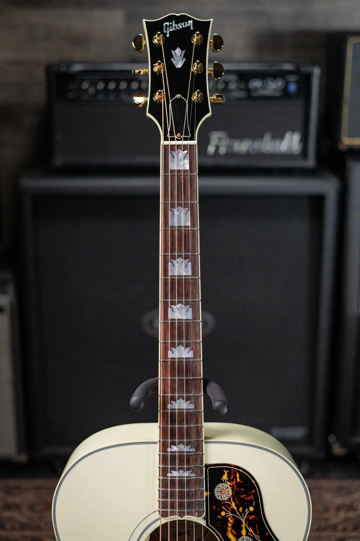 Gibson SJ-200 Standard Acoustic/Electric Guitar - Classic White with Hardshell Case