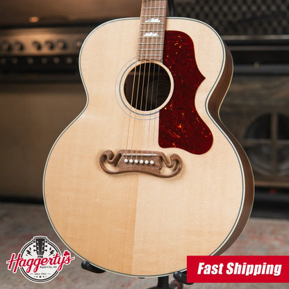 Gibson SJ-200 Studio Walnut Jumbo Acoustic/Electric Guitar - Natural with Hardshell Case - Demo