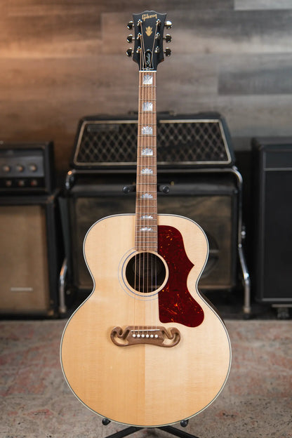 Gibson SJ-200 Studio Walnut Jumbo Acoustic/Electric Guitar - Natural with Hardshell Case - Demo