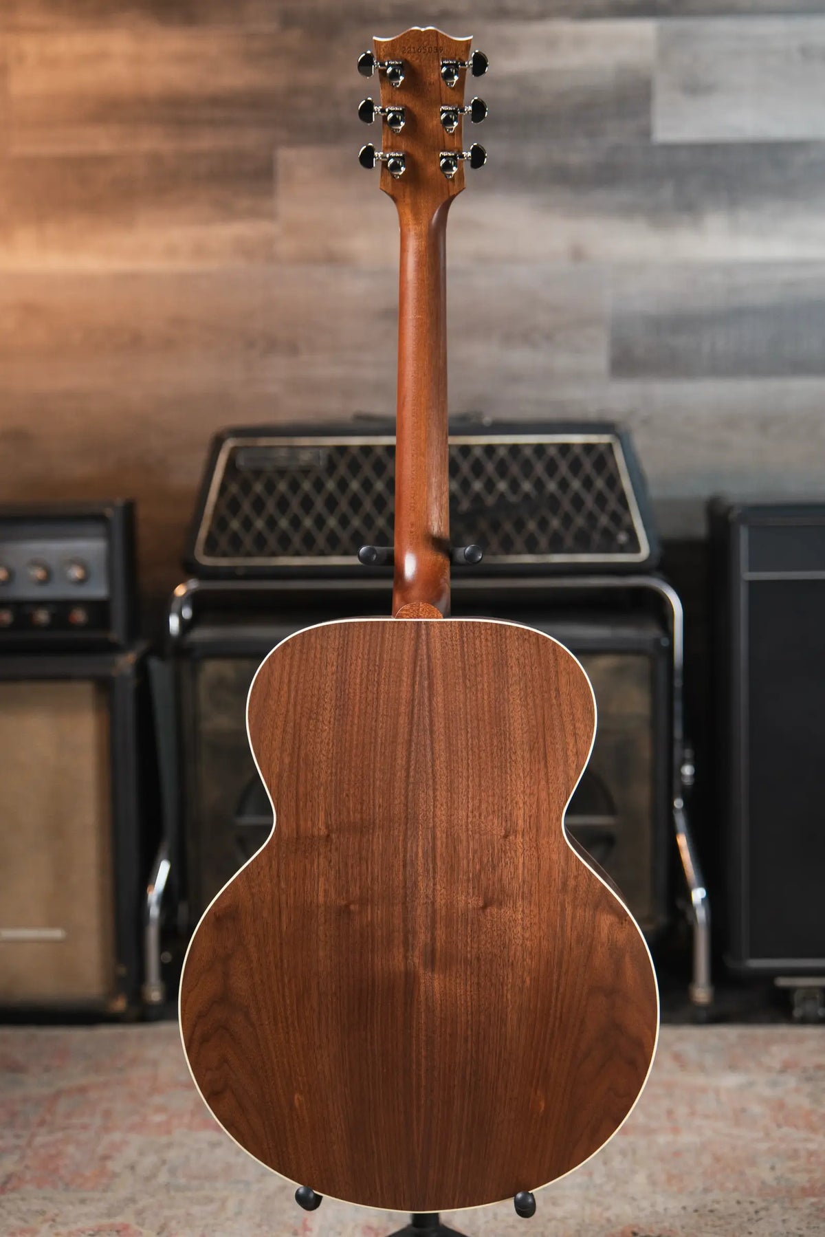 Gibson SJ-200 Studio Walnut Jumbo Acoustic/Electric Guitar - Natural with Hardshell Case - Demo