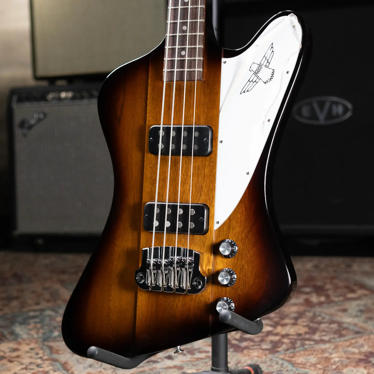 Gibson Thunderbird Electric Bass Guitar - Tobacco Sunburst Perimeter with Hardshell Case