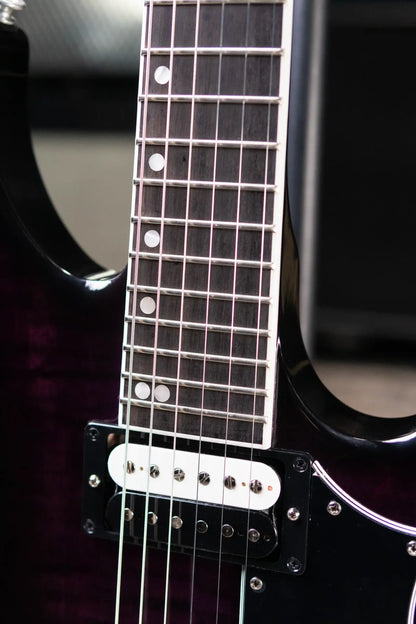 Gibson Victory Figured Top Electric Guitar - Dark Purple Burst with Hardshell Case - Demo