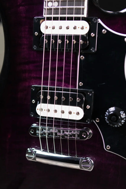 Gibson Victory Figured Top Electric Guitar - Dark Purple Burst with Hardshell Case - Demo