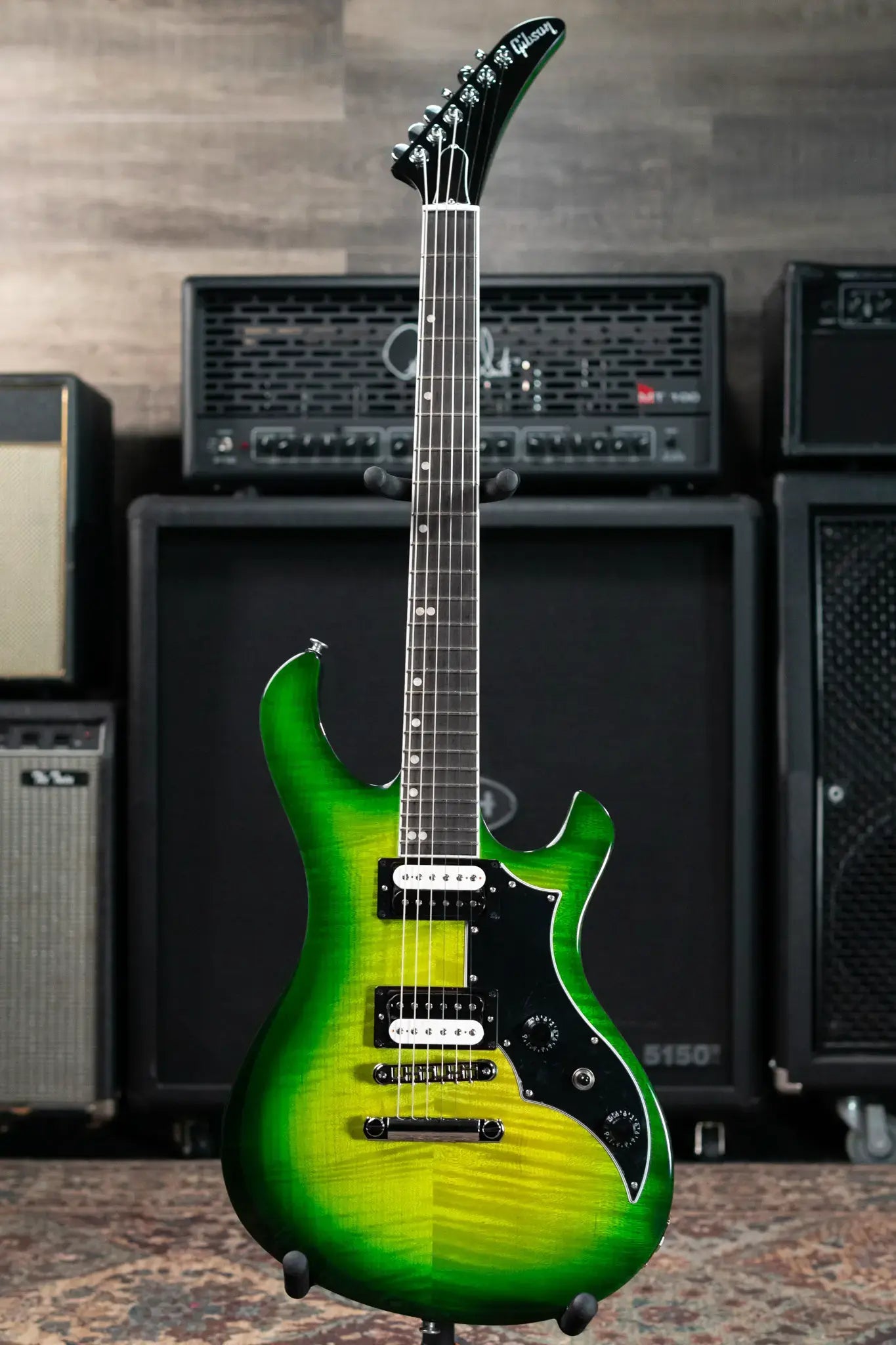 Gibson Victory Figured Top Electric Guitar - Iguana Burst with Hardshell Case