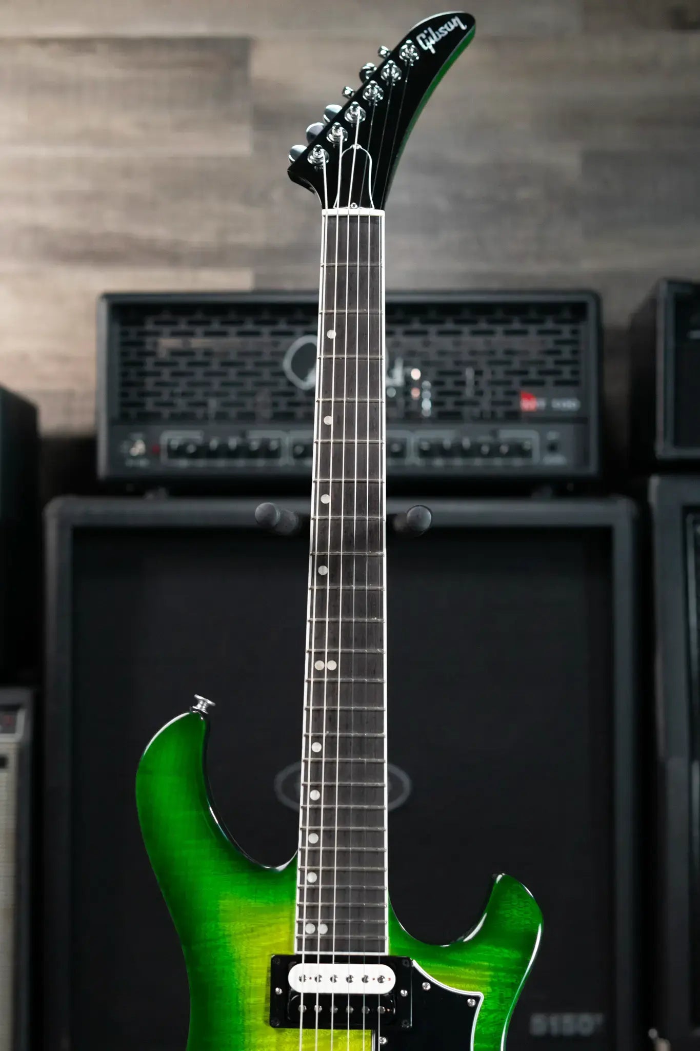 Gibson Victory Figured Top Electric Guitar - Iguana Burst with Hardshell Case