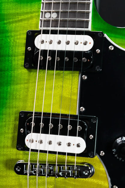 Gibson Victory Figured Top Electric Guitar - Iguana Burst with Hardshell Case