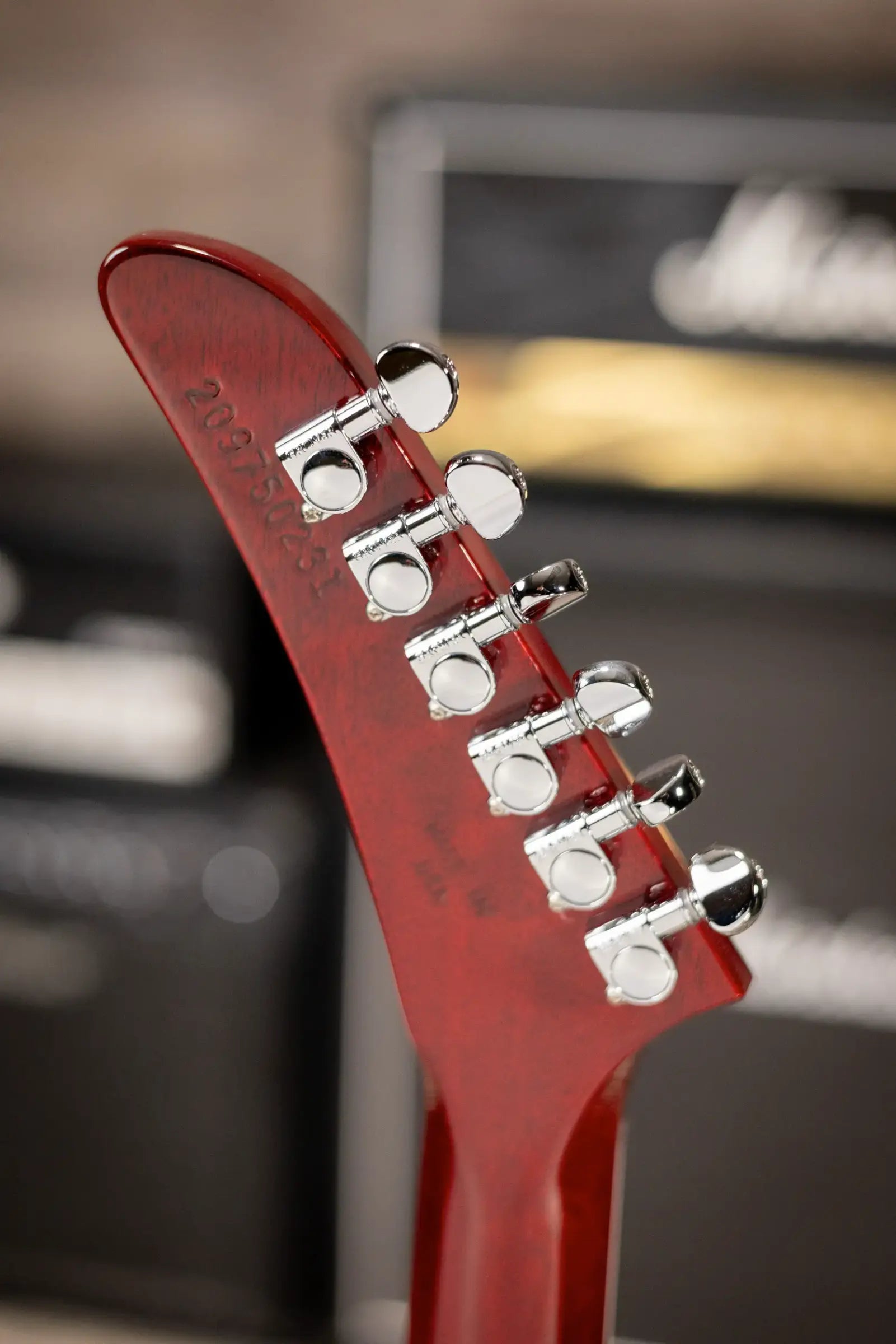 Gibson Victory Figured Top Electric Guitar - Wine Red Burst with Dirty Fingers Pickups and Hardshell Case