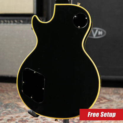 Gibson Vintage 1973 Les Paul Custom '54 Reissue Electric Guitar - Ebony with Hardshell Case - Used