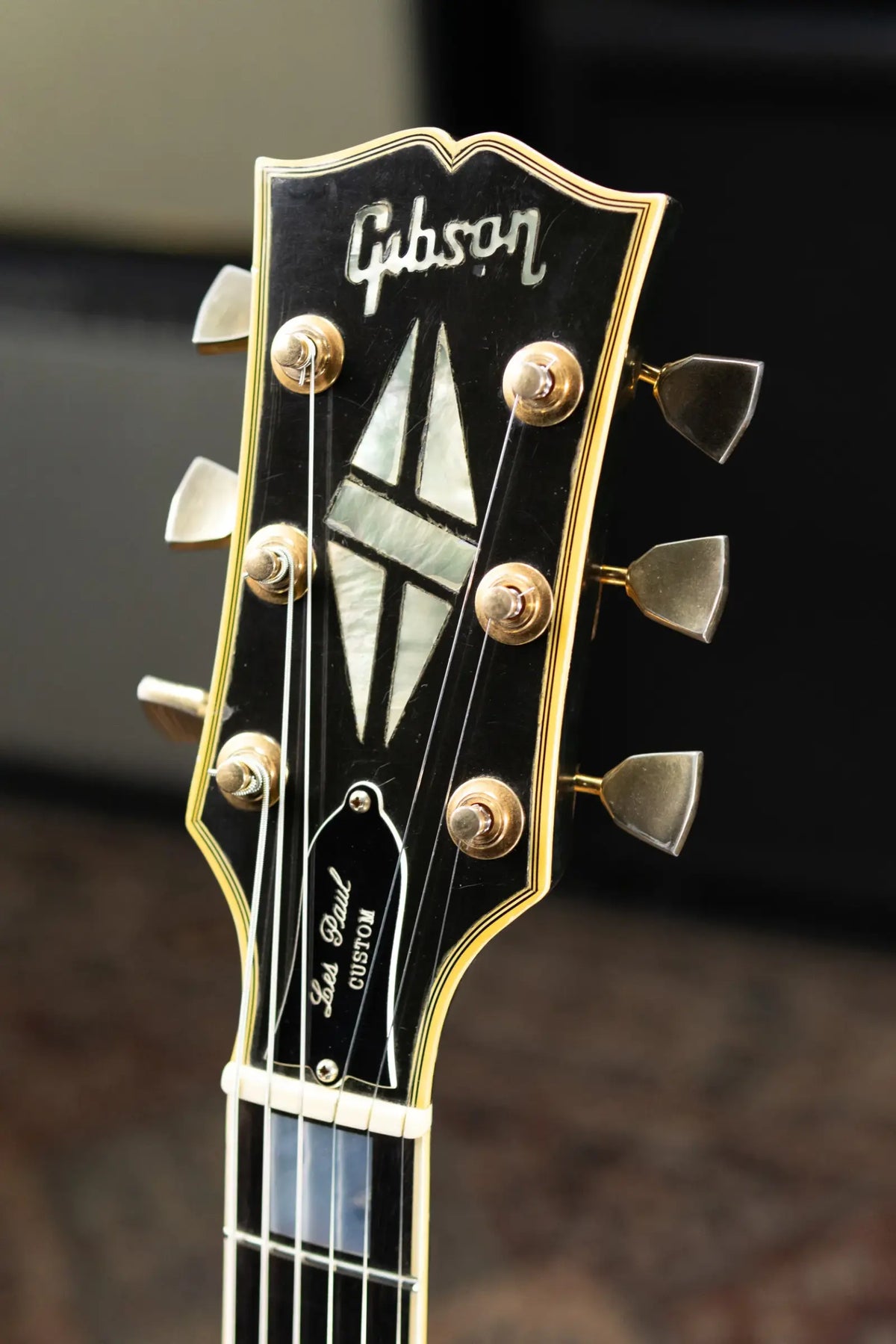 Gibson Vintage 1973 Les Paul Custom '54 Reissue Electric Guitar - Ebony with Hardshell Case - Used