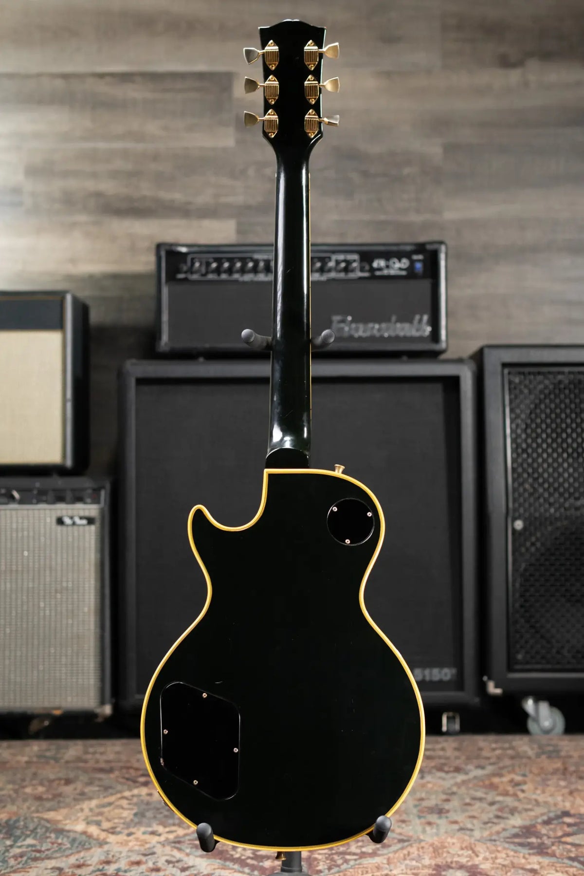 Gibson Vintage 1973 Les Paul Custom '54 Reissue Electric Guitar - Ebony with Hardshell Case - Used