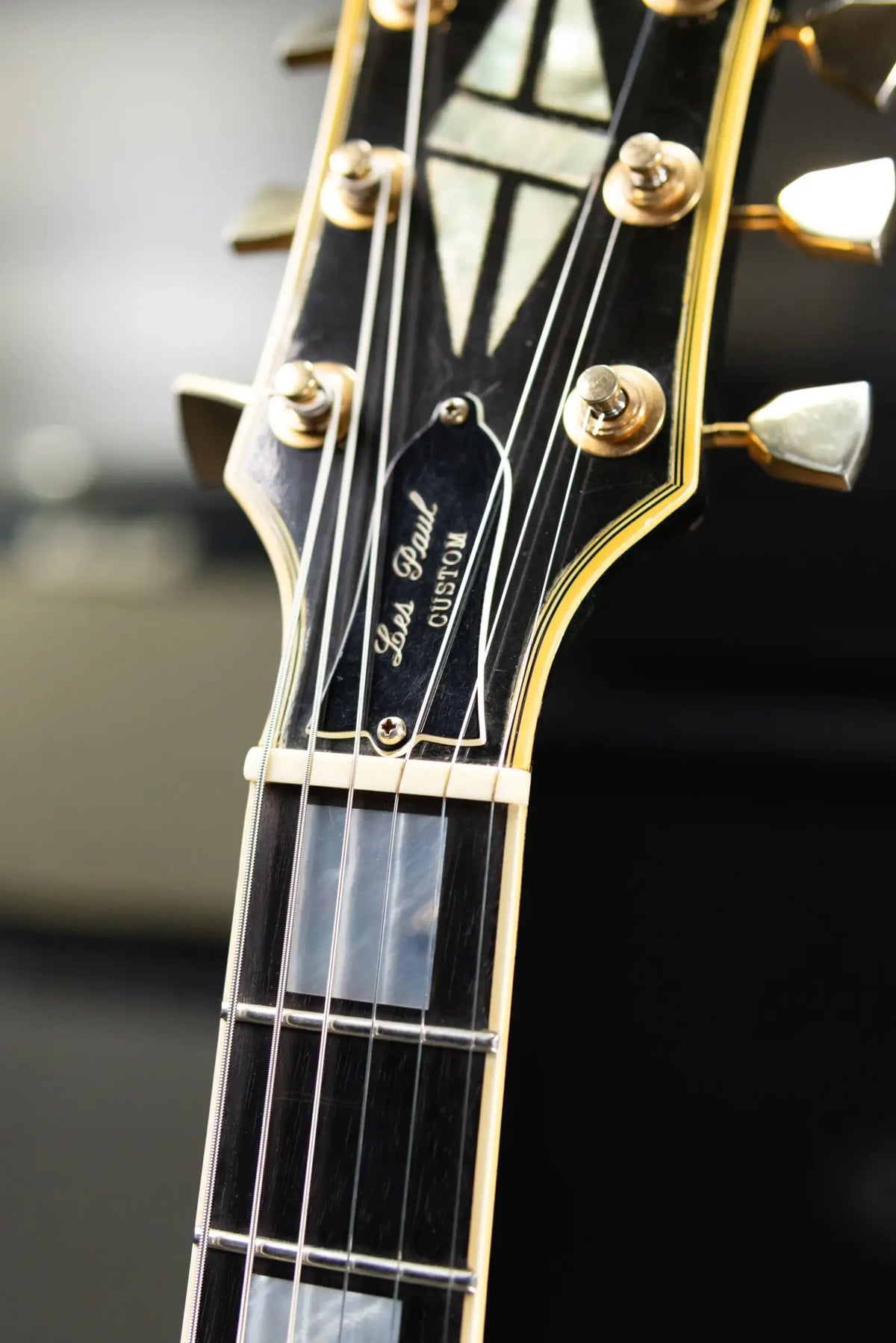 Gibson Vintage 1973 Les Paul Custom '54 Reissue Electric Guitar - Ebony with Hardshell Case - Used
