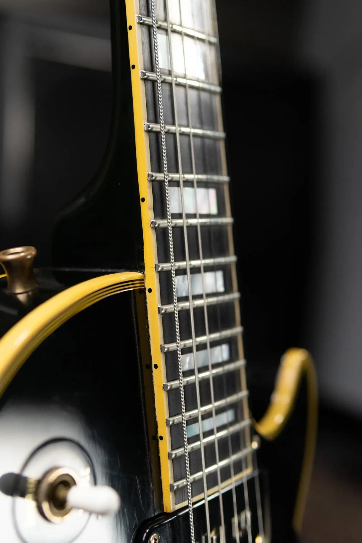 Gibson Vintage 1973 Les Paul Custom '54 Reissue Electric Guitar - Ebony with Hardshell Case - Used