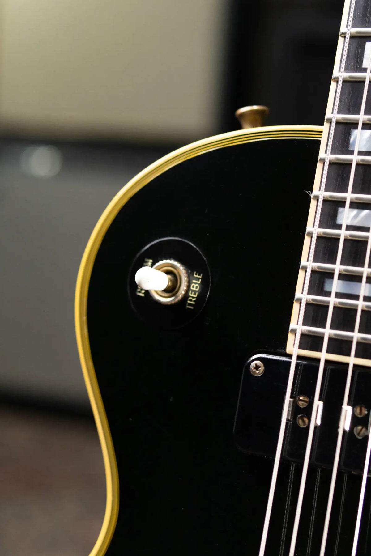 Gibson Vintage 1973 Les Paul Custom '54 Reissue Electric Guitar - Ebony with Hardshell Case - Used