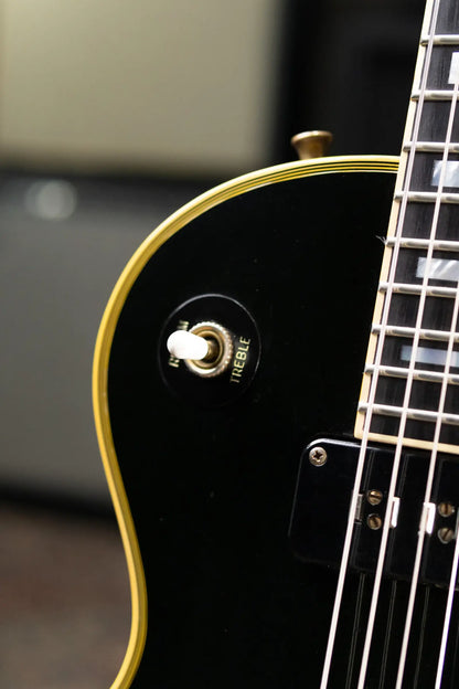 Gibson Vintage 1973 Les Paul Custom '54 Reissue Electric Guitar - Ebony with Hardshell Case - Used