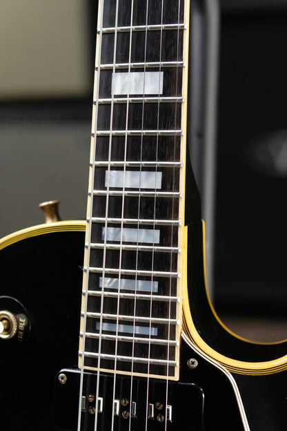 Gibson Vintage 1973 Les Paul Custom '54 Reissue Electric Guitar - Ebony with Hardshell Case - Used