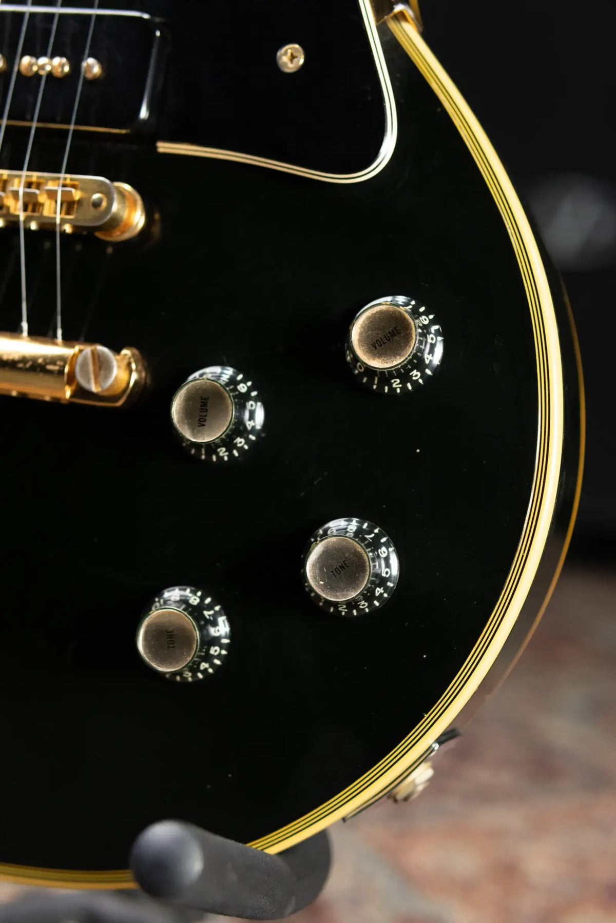 Gibson Vintage 1973 Les Paul Custom '54 Reissue Electric Guitar - Ebony with Hardshell Case - Used