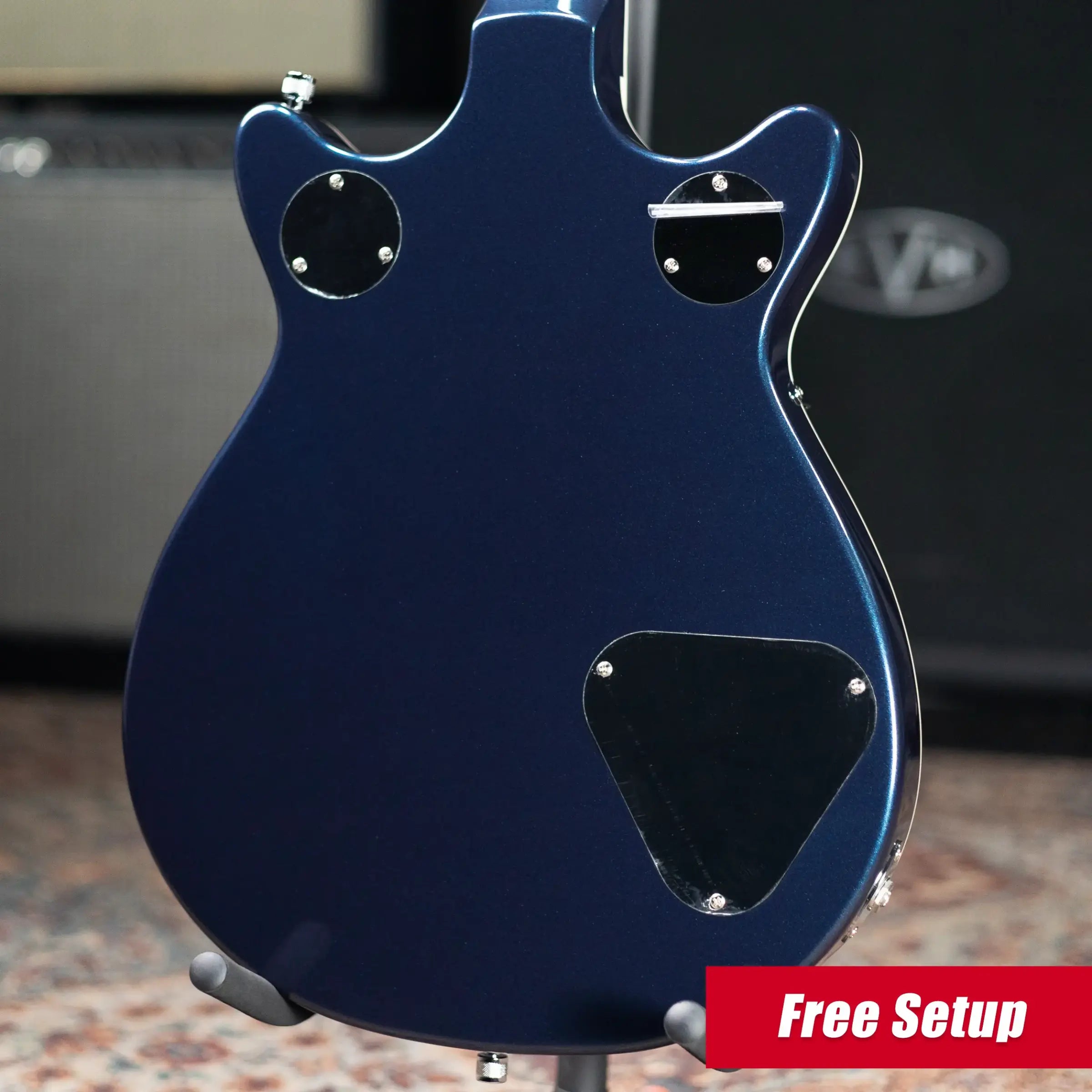Gretsch G5232LH Electromatic Double Jet FT Left-Handed Electric Guitar - Midnight Sapphire
