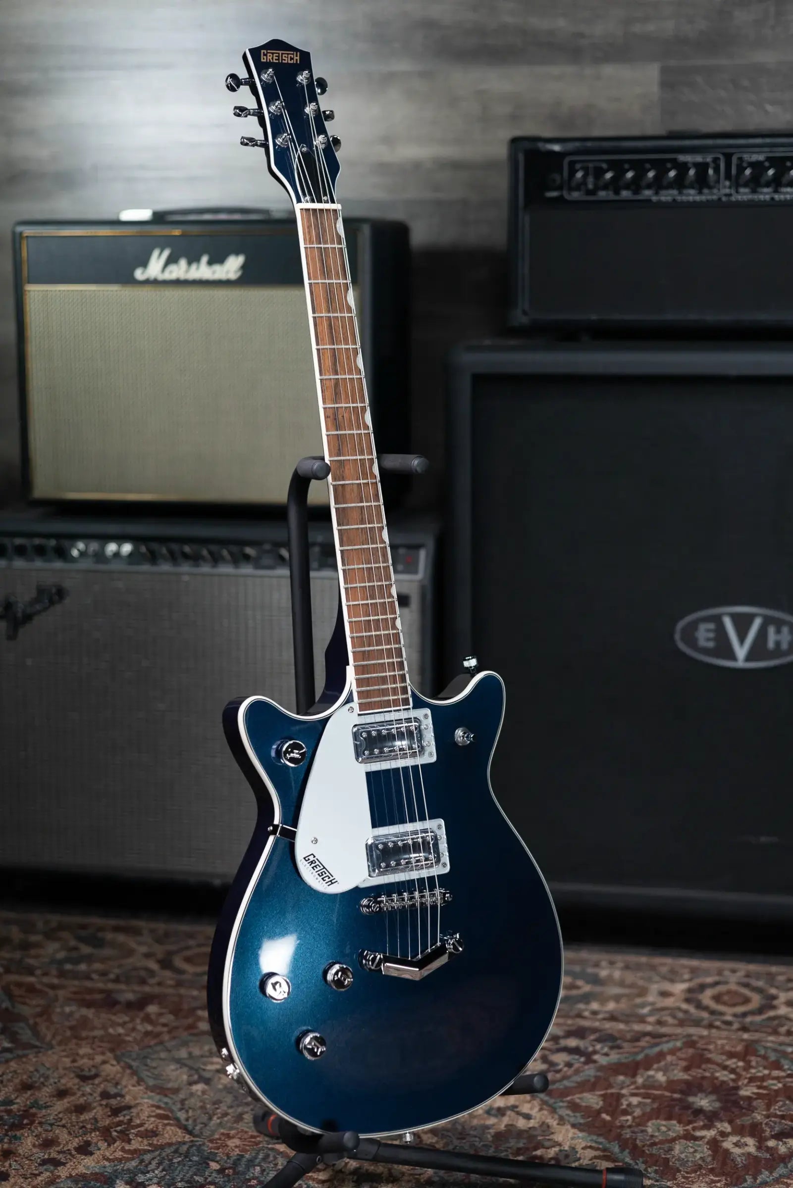 Gretsch G5232LH Electromatic Double Jet FT Left-Handed Electric Guitar - Midnight Sapphire