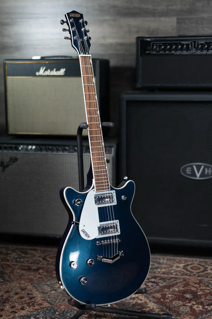 Gretsch G5232LH Electromatic Double Jet FT Left-Handed Electric Guitar - Midnight Sapphire